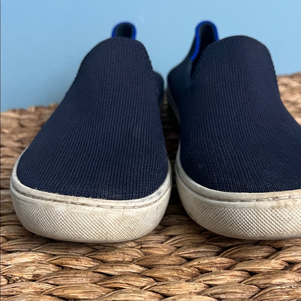 Rothy’s Kids Navy Slip-On Sneakers Rubber sole sz 3 - Picture 3 of 16
